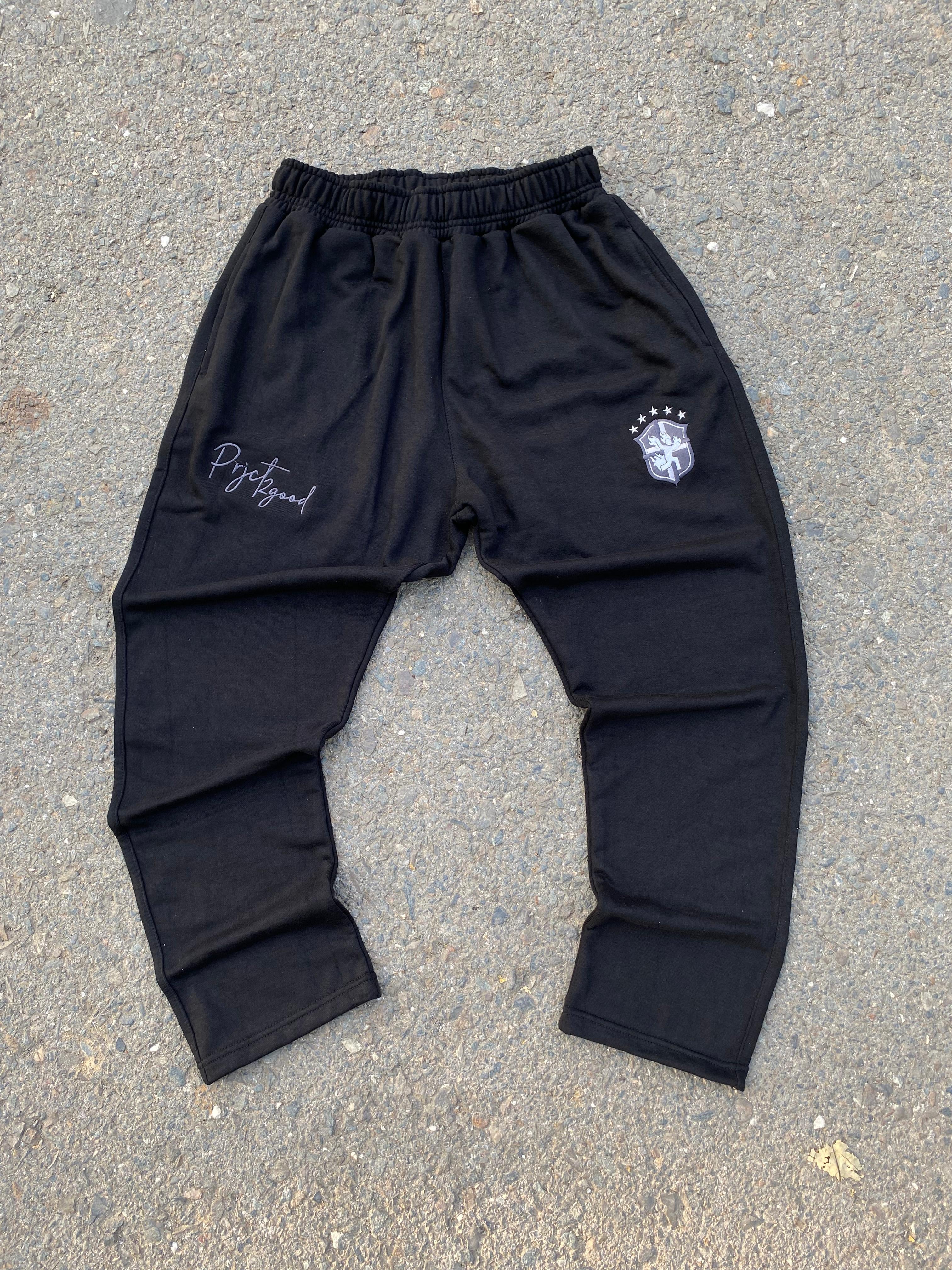 Chlr Brazil Inspired Sweatpants - Black on Black - Pre-order