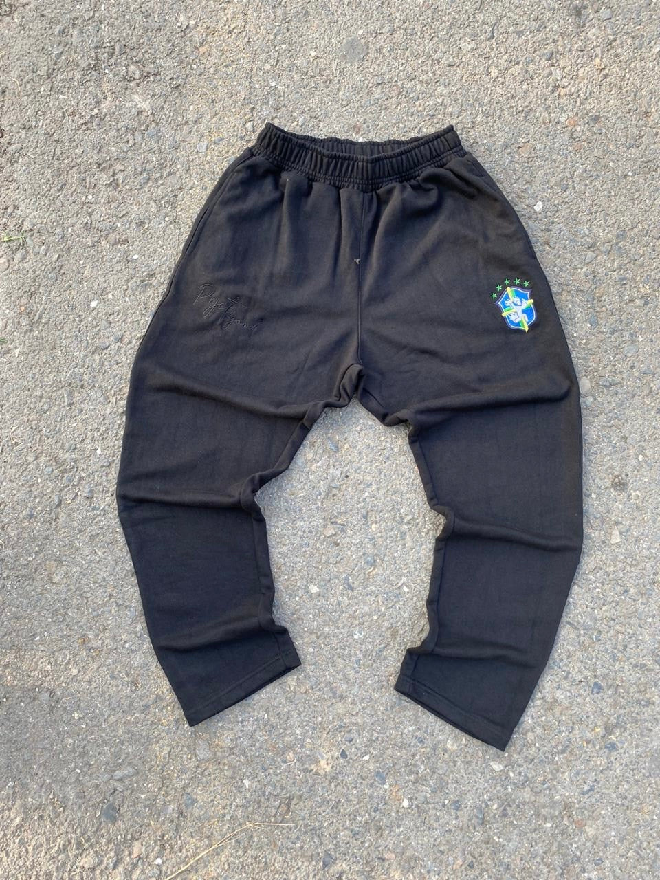 Chlr Brazil Inspired Sweatpants - Black with colored logo - Pre-order